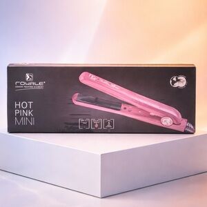 Royale Hot Pink Mini Flat Iron Hair Straightener